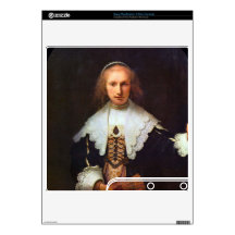 Portrait of Agatha Bas by Rembrandt Skins For The PS3 Slim