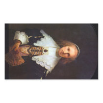 Portrait of Agatha Bas by Rembrandt Sticker