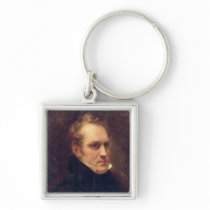 Portrait of Aimable-Guillaume-Prosper Brugiere Key Chain