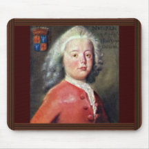 Portrait Of Albert Fabricius By Tako Hajo Jelgersm Mousepad