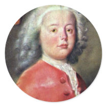 Portrait Of Albert Fabricius By Tako Hajo Jelgersm Sticker