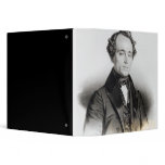 Portrait of Alexandre Dumas Fils Vinyl Binder