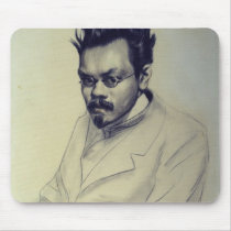 Portrait of Alexei M. Remizov, 1907 Mousepads
