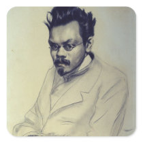Portrait of Alexei M. Remizov, 1907 Stickers
