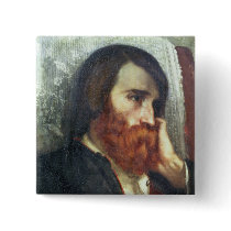 Portrait of Alfred Bruyas Button