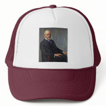 Portrait Of Alfred Lichtwark By Leopold Karl Walte Trucker Hats