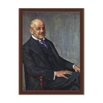 Portrait Of Alfred Lichtwark By Leopold Karl Walte Postcards