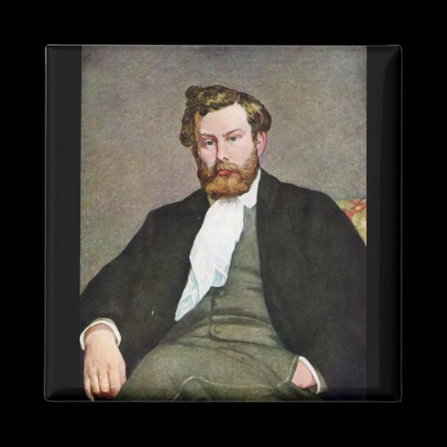 Portrait of Alfred Sisley by Pierre Renoir Magnets