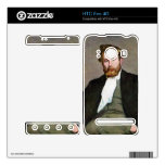Portrait of Alfred Sisley by Pierre Renoir Decals For The HTC Evo 4G