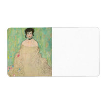 Portrait of Amalie Zuckerkandl by Gustav Klimt Personalized Shipping Labels