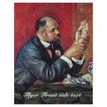 Portrait Of Ambroise Vollard By Pierre-Auguste Flyer Design