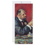 Portrait Of Ambroise Vollard By Pierre-Auguste Custom Rack Card