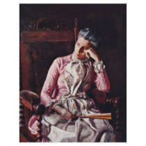 Portrait Of Amelia Van Buren By Thomas Eakins ( Full Color Flyer