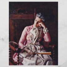 Portrait Of Amelia Van Buren By Thomas Eakins ( Full Color Flyer