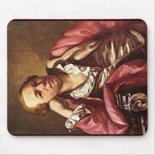 Portrait Of An Architect By Mengs Anton Raphael Mouse Pads