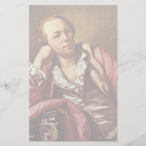 Portrait Of An Architect By Mengs Anton Raphael Customized Stationery