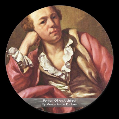 Portrait Of An Architect By Mengs Anton Raphael Sticker