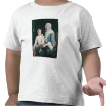 Portrait of an Elderly Lady and a Young Girl Tees