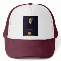 Portrait Of An Elderly Lady By Neufchâtel Nicolas Mesh Hats