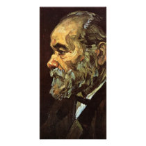 Portrait of an Old Man with Beard by van Gogh Custom Photo Card