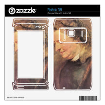 Portrait of an old woman by Paul Rubens Decals For Nokia N8