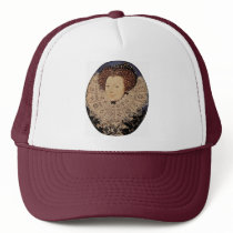 Portrait Of An Unknown Lady Oval By Nicholas Hilli Hats