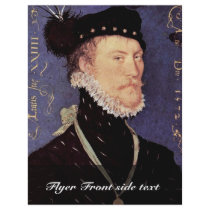 Portrait Of An Unknown Man By Hilliard Nicholas Full Color Flyer