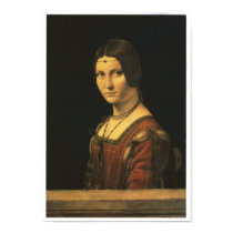 Portrait of an Unknown Woman, Leonardo da Vinci Poster