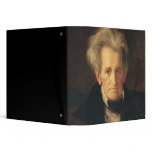 Portrait of Andrew Jackson 3 Ring Binder