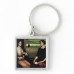Portrait of Angeles and Fuensanta Key Chains