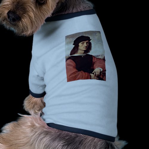 Portrait Of Angelo Doni By Raphael (Best Quality) Pet Tshirt