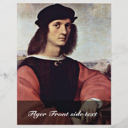 Portrait Of Angelo Doni By Raphael (Best Quality) Flyer