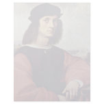 Portrait Of Angelo Doni By Raphael (Best Quality) Customized Letterhead