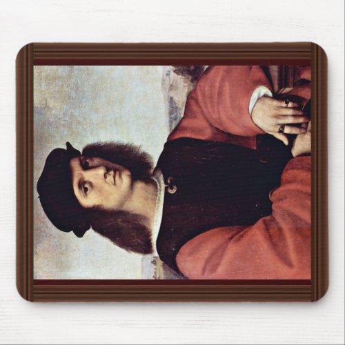 Portrait Of Angelo Doni By Raphael (Best Quality) Mousepads