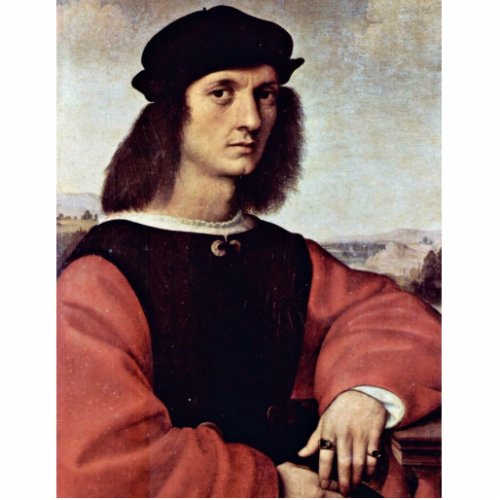 Portrait Of Angelo Doni By Raphael (Best Quality) Cut Outs