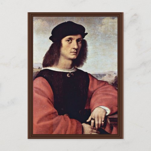 Portrait Of Angelo Doni By Raphael (Best Quality) Post Cards