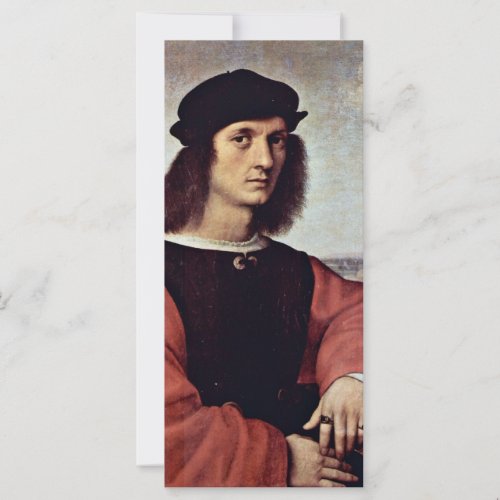 Portrait Of Angelo Doni By Raphael (Best Quality) Rack Card Template