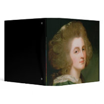 Portrait of Ann Barbara Russell Vinyl Binder