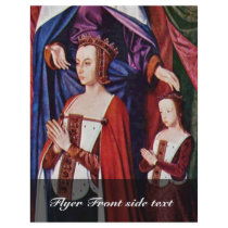 Portrait Of Anne De France, After The Patron Sain Custom Flyer