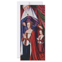 Portrait Of Anne De France, After The Patron Sain Rack Card Template