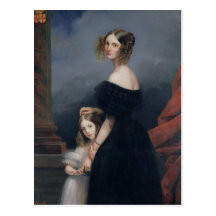 Portrait of Anne-Louise Alix de Montmorency Postcard