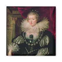 Portrait of Anne of Austria  Infanta of Spain Magnets