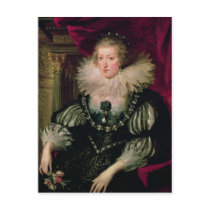 Portrait of Anne of Austria  Infanta of Spain Post Card