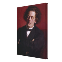 Portrait of Anton Grigoryevich Rubinstein, 1881 Canvas Prints