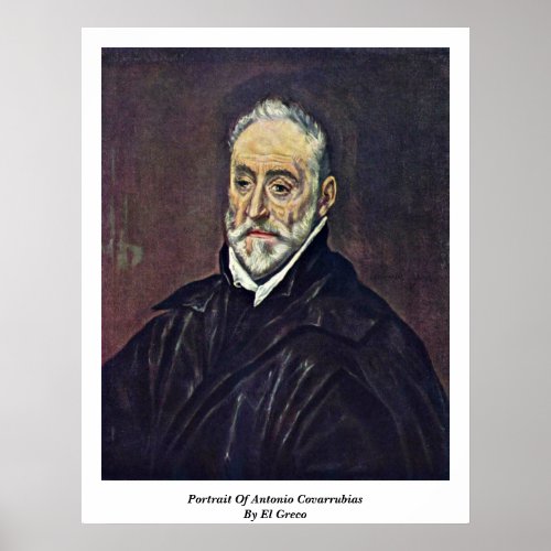 Portrait Of Antonio Covarrubias By El Greco Posters