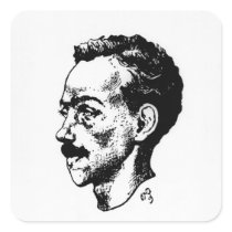 Portrait of Arthur Rimbaud Stickers