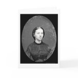 Portrait of Augusta Field Daguerreotype 1862 Greeting Card