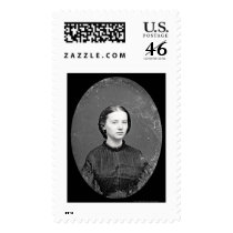 Portrait of Augusta Field Daguerreotype 1862 Stamp