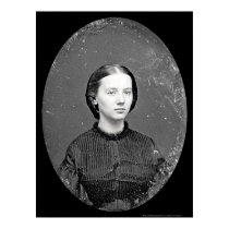 Portrait of Augusta Field Daguerreotype 1862 posters