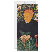 Portrait Of Augustine Roulin (La Berceuse) Customized Rack Card